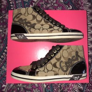 Coach High Top Shoes Size 7